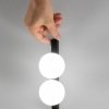 Nowoczesny Plafon Sufitowy Czarny Białe Klosze Kule PING PONG 313283 IDEAL LUX