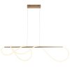 Nowoczesna Lampa Wisząca Designerska Tuba LED Mosiądz ATTALEA 97629 ENDON