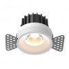 Biała Oprawka Wpuszczana Downlight Round Maytoni DL058-12W3K-TRS-W