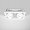 Biała Oprawa Wpuszczana Downlight Metal Modern Maytoni DL093-02-10W3K-W