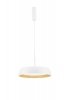 Nowoczesna lampa wisząca LED w stylu loft z elementem drewnianym CARACOLLO LE44813 Luces Exlusivas