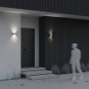 Nowoczesny kinkiet elewacyjny zewnętrzny LED minimalistyczny metalowy biały podświetlający ścianę Fulton MAYTONI O572WL-L6W