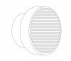 Okrągły kinkiet nowoczesny CARMELLO 1 LED transparentna złota 13,5 Step Into Design ST-DL-8535 gold