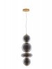 Elegancka Lampa Wisząca Salonowa z Ciemnego Szkła Luces Exclusivas MORROS LE44486