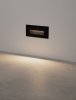Oprawa wpuszczana kinkiet LED czarna prostokątna minimalistyczna nowoczesna IP65 CENDILO LE75317 Luces Exclusivas