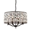 Kryształowa Lampa Wisząca Glamour Ciemny Brąz BELLE 69391 ENDON