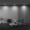 Lampa sufitowa LED nowoczesna aluminium biała ZON MAYTONI C032CL-12W3K-RD-W