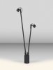 Lampa ogrodowa słupek LED aluminiowa kolor antracyt minimalistyczna klasyczna IP65 BELANOR LE75165 Luces Exclusivas