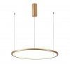 Nowoczesna Lampa Wisząca LED Złoty Okrąg VINOLA PND-56135B-060RPP-GD-3KS4K-TRDIMM ITALUX