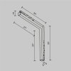 Ścieżka świetlna listwa LED do szynoprzewodu magnetycznego aluminium biały Basis MAYTONI TR102-24W-DS-W