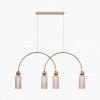 Szklana nowoczesna lampa wisząca Antic Maytoni MOD302PL-04CG