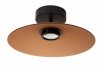 Minimalistyczny Plafon Sufitowy Nowoczesny LED Bursztynowy Klosz MENGA 25117/10/62 LUCIDE