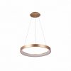Nowoczesna Lampa Wisząca LED Złoty Okrąg VICO PND-53675-048RPC-GD-3KS4K ITALUX