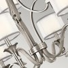 Żyrandol Lacey 9 źródeł światła antyczny pewter biały okrągły abażur klasyczny nowoczesny KL-LACEY9-AP KICHLER