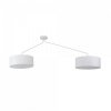Lampa wisząca podwójna abażurowa biała jadalniana nad stół  FALCON 7951 Nowodvorski Lighting