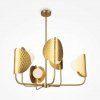 Nowoczesna Lampa Wisząca Designerska Mosiądz TROPIC MOD164PL-06BS MAYTONI