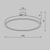 Ścieżka świetlna lampa szynowa LED nowoczesna aluminium mosiądz Plato MAYTONI TR153-1-10W2.7K-BS-DE