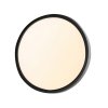 Nowoczesny Okrągły Plafon Sufitowy Czarny LED ALATA PLF-72836-230R-18W-BL ITALUX