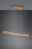 Nowoczesna Dekoracyjna Lampa Wisząca LED W Kolorze Brązowym HELIOS 343310165 TRIO