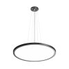 Nowoczesna Lampa Wisząca LED 36W MANITO ITALUX Czarna Okrągła 