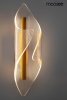 Nowoczesny Designerski Złoty Kinkiet Ścienny LED FROST MSE010100375 MOOSEE