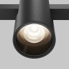 Ścieżka świetlna lampa szynowa LED nowoczesna tuba aluminium czarna możliwość ściemniania Alfa MAYTONI TR122-4-7W-DS-B