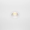 Lampa wpuszczana w sufit minimalistyczna aluminium biały okrągła Alfa LED MAYTONI DL043-01-10W2.7K-RD-W-DE