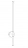 Kinkiet ścienny nowoczesny FELIX LED złoty 100 CM Step Into Design ST-DL8547 gold