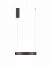 Lampa Sufitowa Brązowa Wisząca LED ZACAPU LE44321 LUCES EXCLUSIVAS 