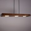 Nowoczesna lampa wisząca belka brązowa Soul 3 zwis Sigma 40918