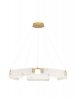 Marmurowa Lampa Wisząca Salonowa w Stylu Art Deco MAIRANA LE44617