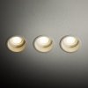 Nowoczesna oprawka okrągła potrójna podtynkowa punktowa CUP 3 PC SET white 10793 Nowodvorski Lighting