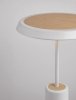 Lampka stołowa nocna biała LED okrągła minimalistyczna uniwersalna klasyczna FOVENTO LE45444 Luces Exclusivas