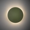 Nowoczesny minimalny kinkiet ścienny zielony okrąg ring styl loftowy LUNA GREEN 30cm 10957 TK-Lighting