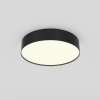 Lampa sufitowa LED nowoczesna aluminium czarna ZON MAYTONI C032CL-36W3K-RD-B
