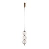 Złota lampa wisząca nowoczesna Pedro Italux PND-34405-3V-HBR