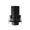 Lampa sufitowa podtynkowa plafon LED minimalistyczna klasyczna czarna aluminiowa regulowana tuba Halo E H0129 MAXLIGHT 