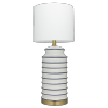 Designerska Lampka Stołowa Biała COASTAL T01026BR-WH COSMO LIGHT