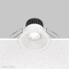  Lampa wbudowana wpuszczana w sufit LED aluminiowa biała okrągła możliwość ściemniania Zoom MAYTONI DL034-01-06W4K-D-W