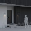 Nowoczesne oświetlenie zewnętrzne na ścianę kinkiet LED grafit stal nierdzewna Sleek MAYTONI O477WL-L2GF3K