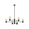 Czarna lampa wisząca loft RADIUS VI Nowodvorski Lighting 7932