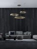 Złota Lampa Wisząca Okręgi JACA LE43503 LUCES EXCLUSIVAS