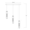 Designerska lampa wisząca w kolorze różowego złota nowoczesna art deco glamour AMBIENTE LED CCT LP-1510/3L GD Light Prestige