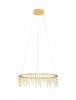 Elegancka Złota Lampa Wisząca w Kształcie Okręgu Glamour Luces Exclusivas HUARAZ LE44455