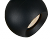 Czarna Oprawa Ścienno Sufitowa LAFIN  SPL-45379-1R-BK ITALUX