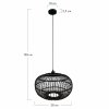Lampa sufitowa bambusowa 38x38x27cm