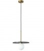 Lampa wisząca Bilo III czarny PL0136-BK Yaskr G9