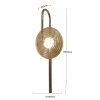 Dekoracyjny nowoczesny kinkiet w stylu art deco szklany bursztynowy klosz PLATO LED CCT LP-0301/1W AM Light Prestige