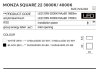 AZZARDO LAMPA SUFITOWA PLAFON SPOT MONZA S 22 SHS543000-20-WH