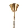 Dekoracyjna nowoczesna różowa lampa wisząca pióra 6 źródeł światła designerska boho kula EMU ST-DN127 pink Step Into Design